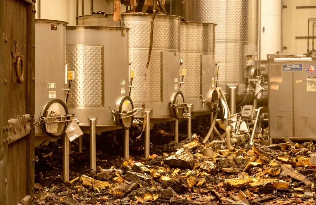 Wildfires have pushed Napa Valley's wine industry to the brink, photo by Josh Edelson/AFP