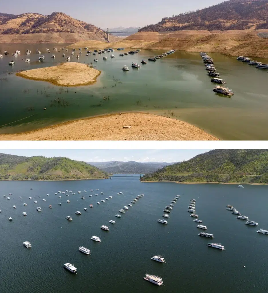 'Drought-free' California? Lake Oroville highlights shift in amazing ..., photo by Josh Edelson/AFP