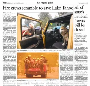 A press feature of Josh Edelson wildfire photography (press feature 15)