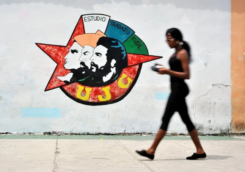 A typical traffic scene in central Havana Cuba on Tuesday, March 12 ..., photo by Josh Edelson/AFP