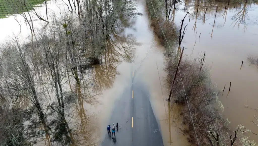 Rain and Wind Ease Up in Bay Area but Huge Waves Batter Coast ..., photo by Josh Edelson/AFP
