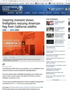 A Josh Edelson California wildfire image published in the news media (press feature 8)
