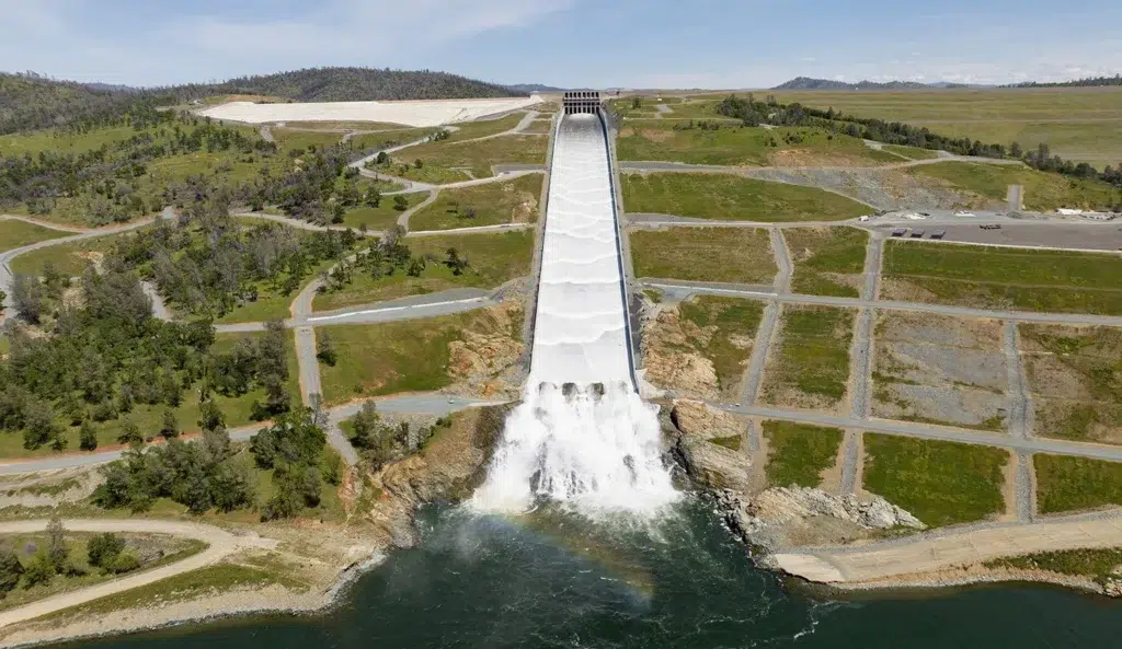 Drone aerial photography capturing California coastline and urban landscape