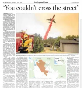 A press feature of Josh Edelson wildfire photography (press feature 11)