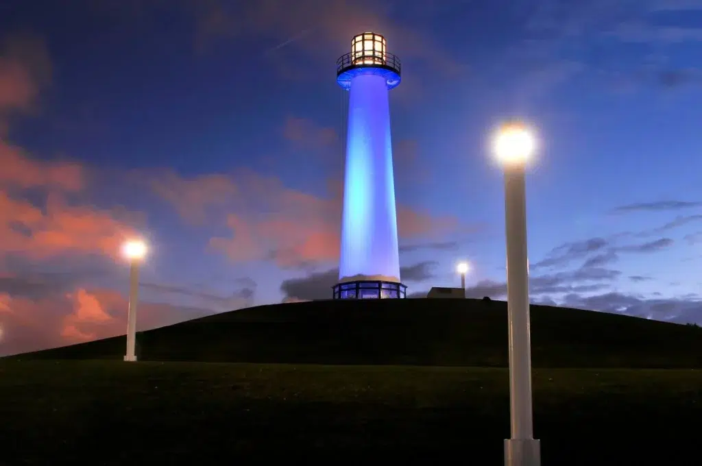 Lighthouse, Tower M, Observation, documentary photography by Josh Edelson/AFP