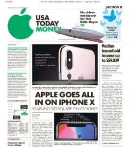 USA Today featuring a photograph by Josh Edelson (2)