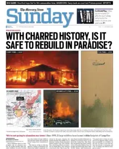Josh Edelson wildfire photojournalism as run in the news (press feature 10)