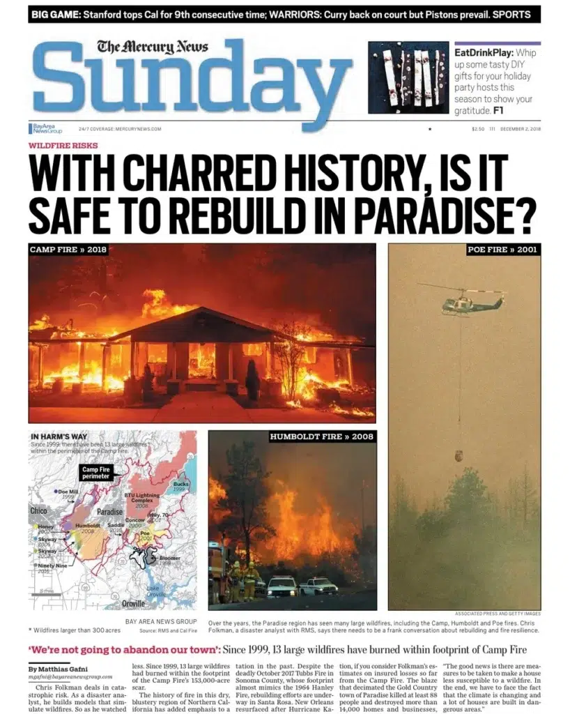Josh Edelson wildfire photojournalism as run in the news (press feature 10)