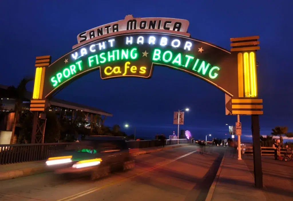Santa Monica Pier, Pacific Park on the Santa Monica Pier, Downtown Santa Monica, documentary photography by Josh Edelson/AFP