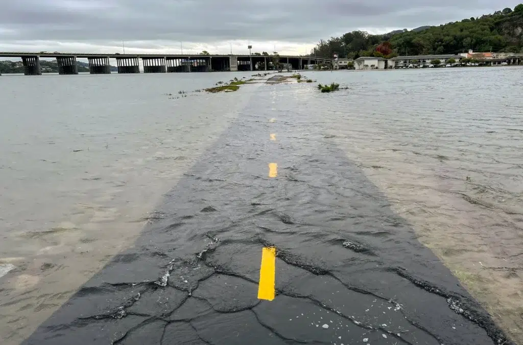 271 King Tide Flooding Stock Photos, High, photo by Josh Edelson/AFP