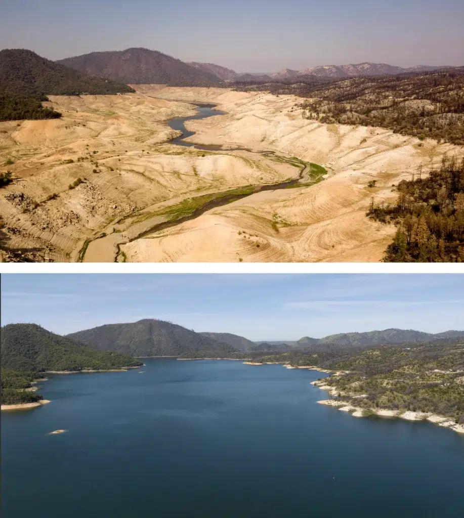 Drone aerial photography capturing California coastline and urban landscape