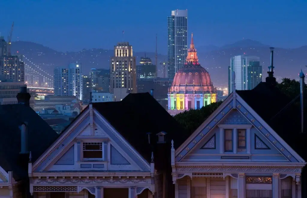 San Francisco, English vocabulary, Urban hierarchy, documentary photography by Josh Edelson/AFP