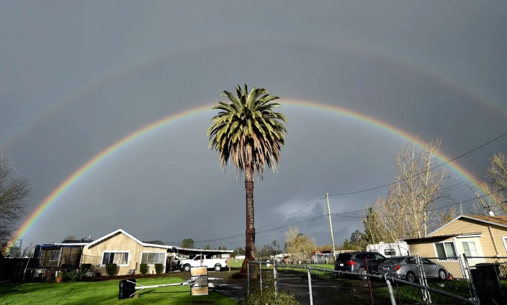 The End of a Rainbow, The End, Leprechaun, documentary photography by Josh Edelson/AFP