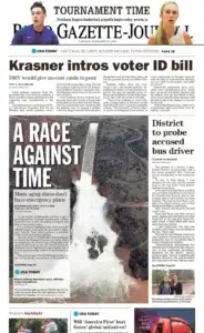 A Josh Edelson California wildfire image published in the news media (press feature 12)