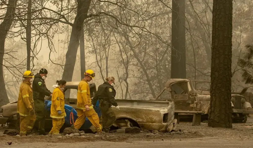 Conflagration, Camp Fire, California, documentary photography by Josh Edelson/AFP