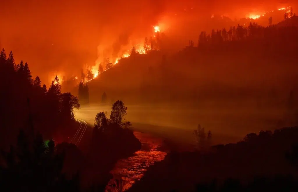 Delta fire scorches 22,000 acres in Shasta County, forces ..., photo by Josh Edelson/AFP
