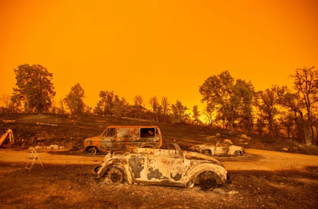 California wildfires burn across state, in pictures, photo by Josh Edelson/AFP