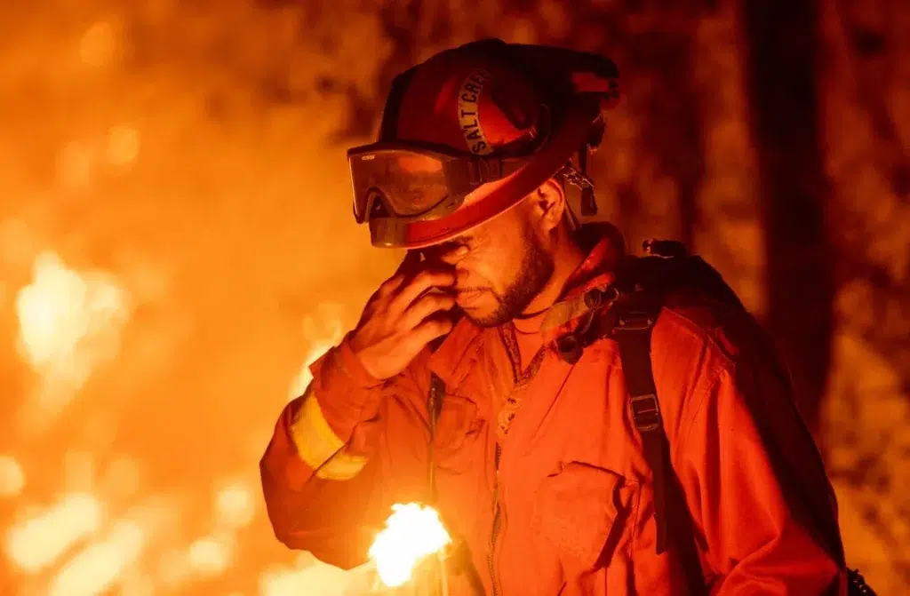 California wildfires still 'growing faster than you can imagine', photo by Josh Edelson/AFP