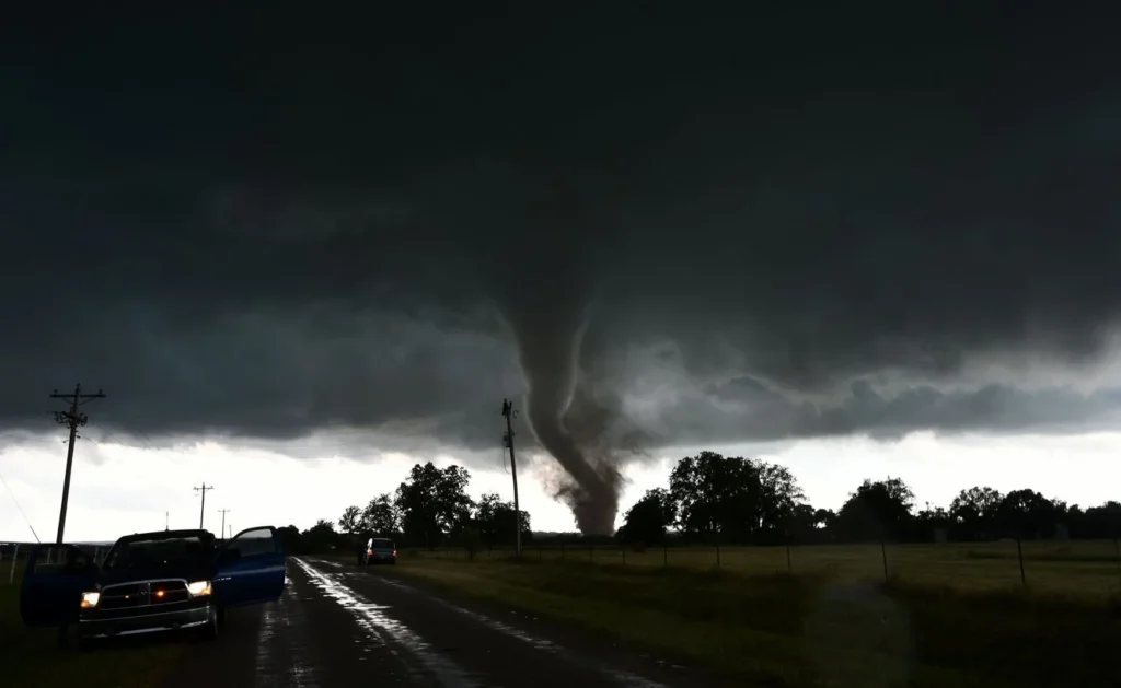 Blown away: footage shows tornado tearing through Vietnamese town, photo by Josh Edelson/AFP