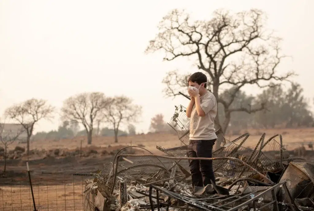 California wildfire documentary photography by Josh Edelson, AFP photojournalist