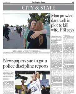 The Wall Street Journal featuring a photograph by Josh Edelson