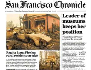 San Francisco Chronicle feature with a photograph by Josh Edelson