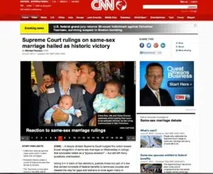 CNN coverage featuring a photograph by Josh Edelson