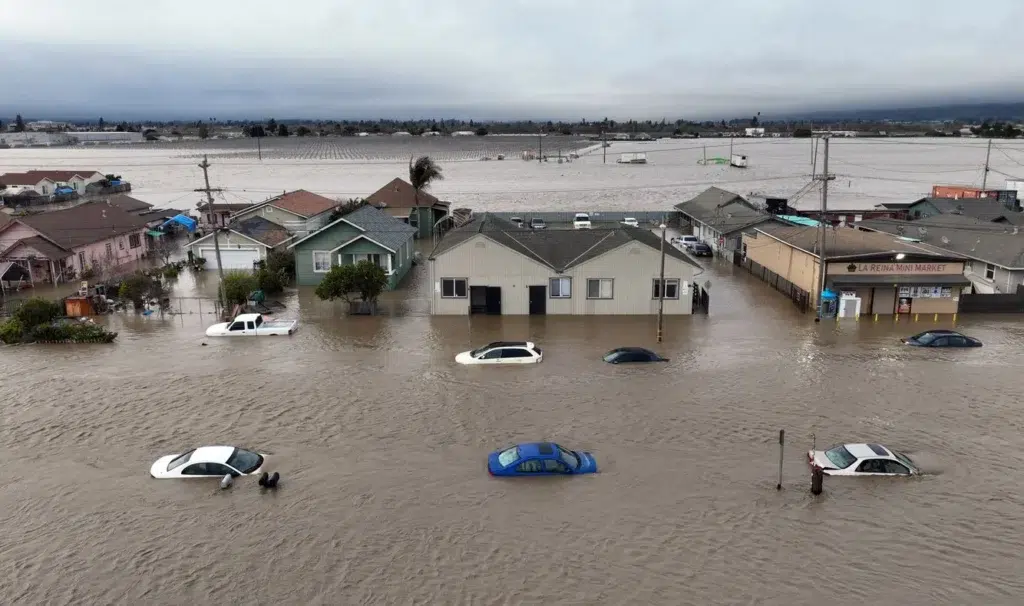 PHOTOS: Atmospheric river leaves California inundated, with ..., photo by Josh Edelson/AFP