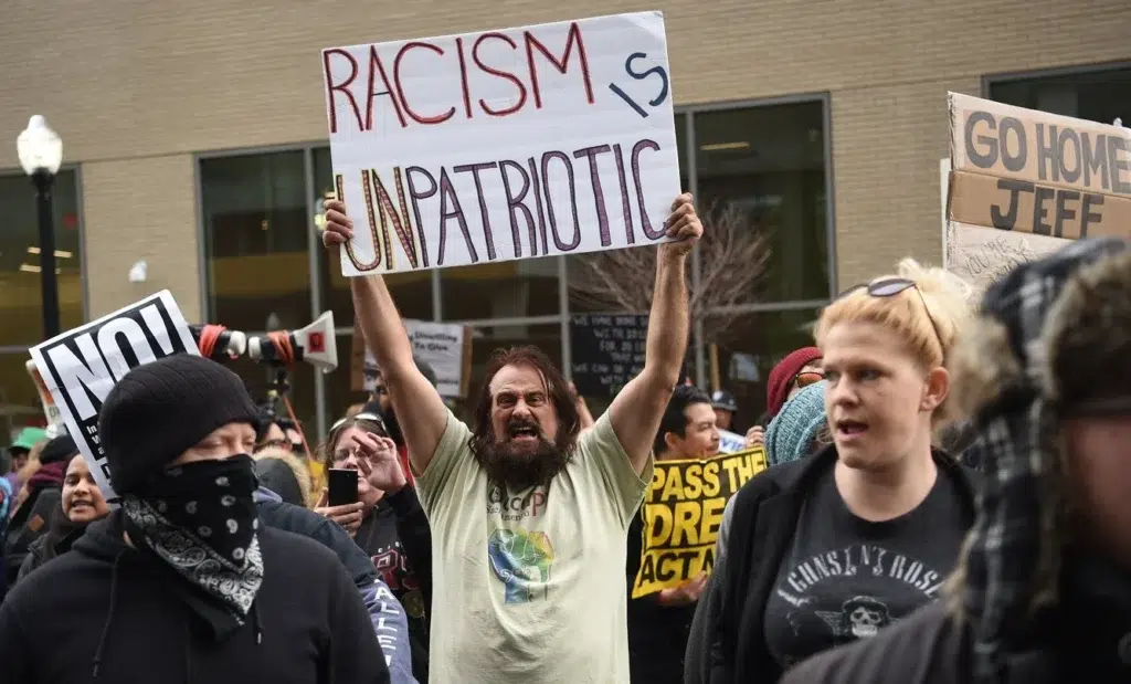 Social group, Demonstration, documentary photography by Josh Edelson/AFP