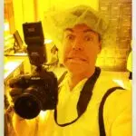 Josh shooting in a bio lab