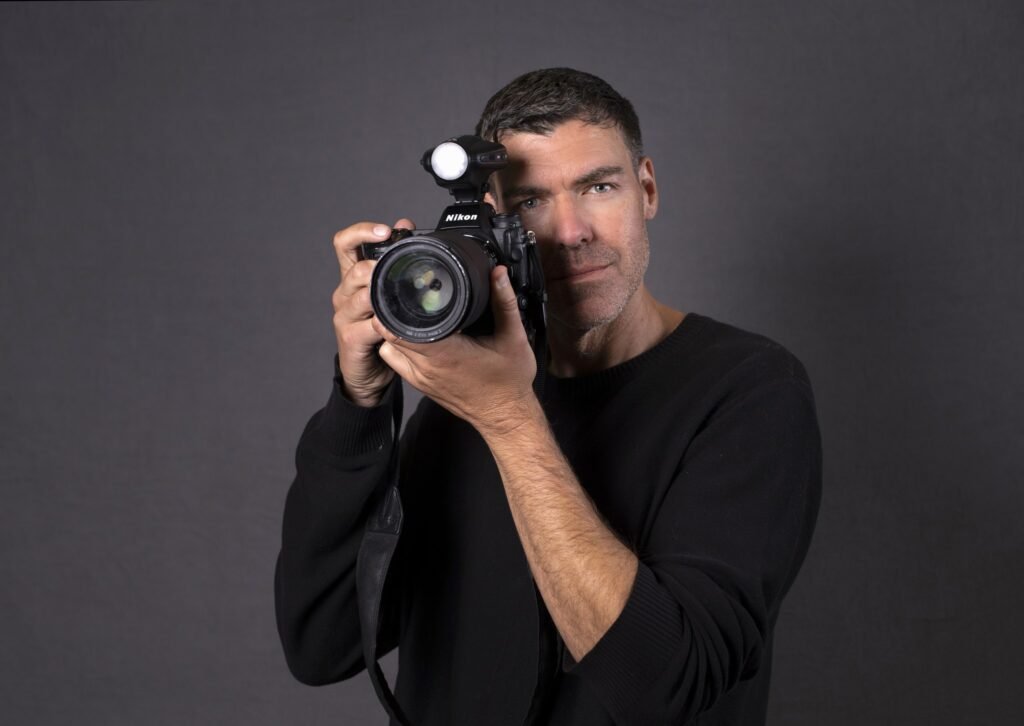 Portrait of San Francisco photojournalist and photographer Josh Edelson