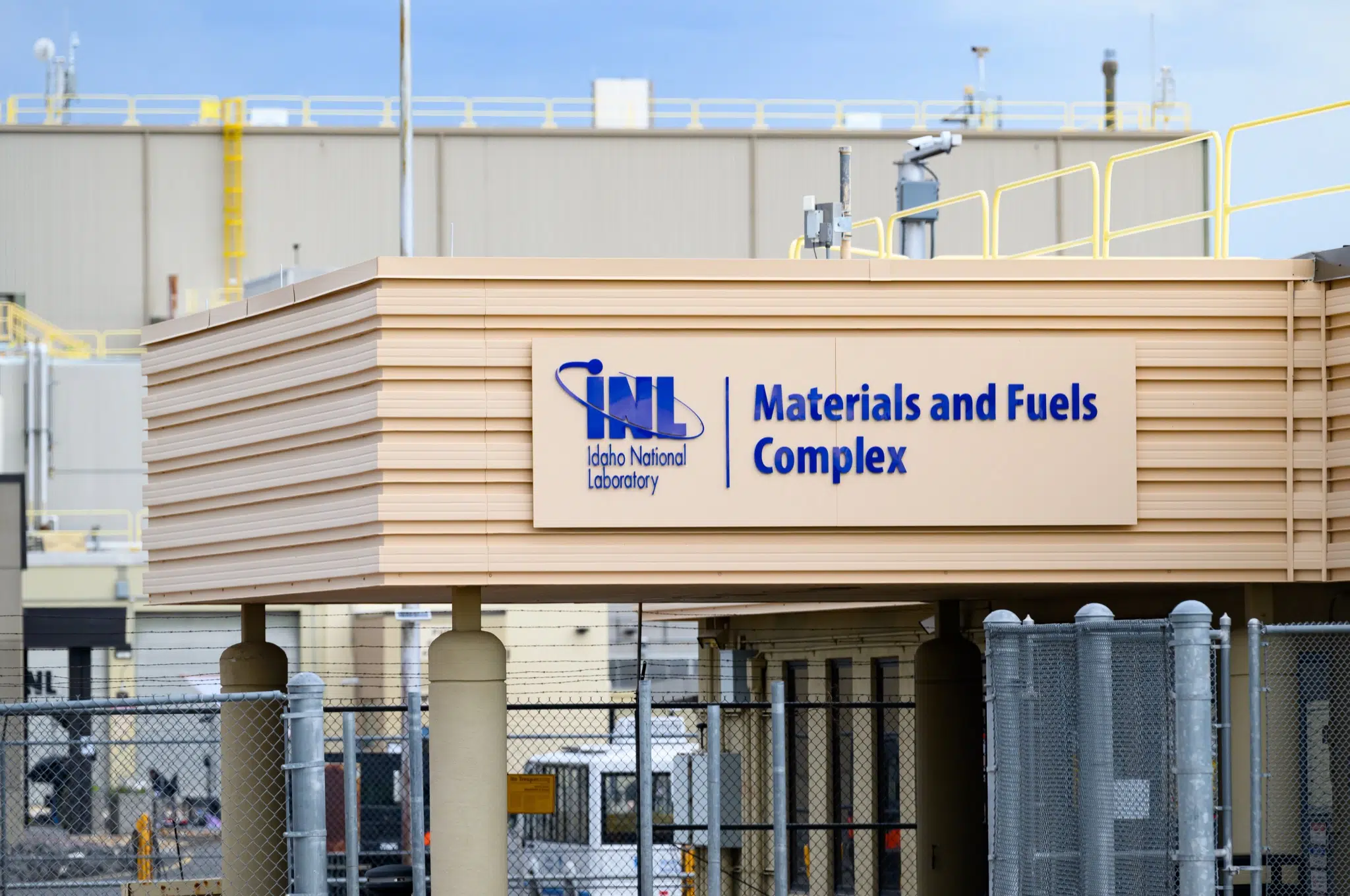 A wide view of the Materials and Fuels Complex at Idaho National Laboratory in the high desert west of Idaho Falls