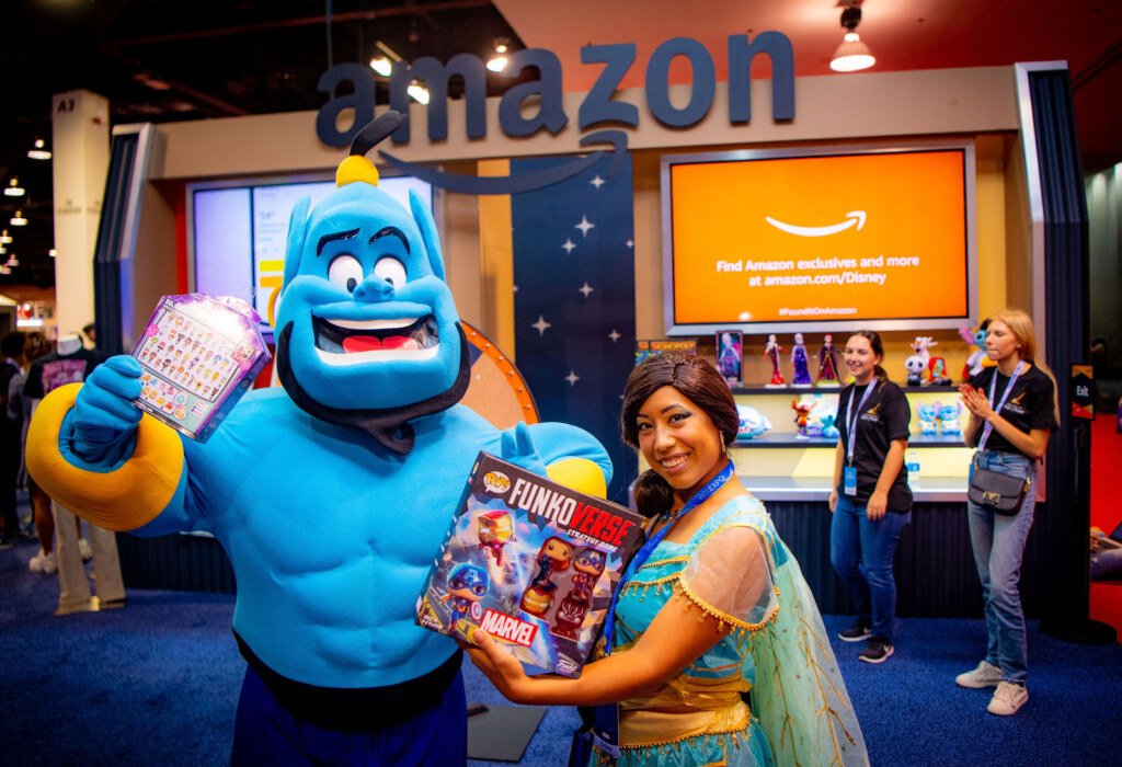 Amazon activation at D23 Expo in Anaheim, brand event photography by Josh Edelson