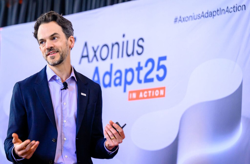 Axonius Adapt25 road show in Boston, corporate event photography by Josh Edelson