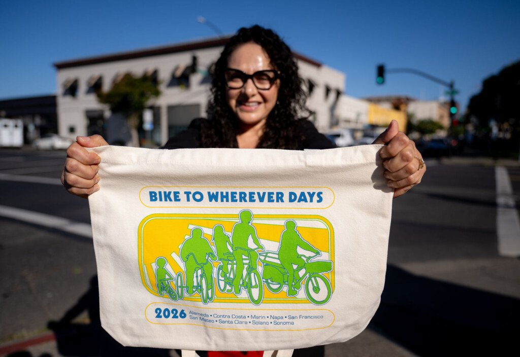 Bike to Wherever Days 2026 in downtown Napa for the Metropolitan Transportation Commission, event photography by Josh Edelson