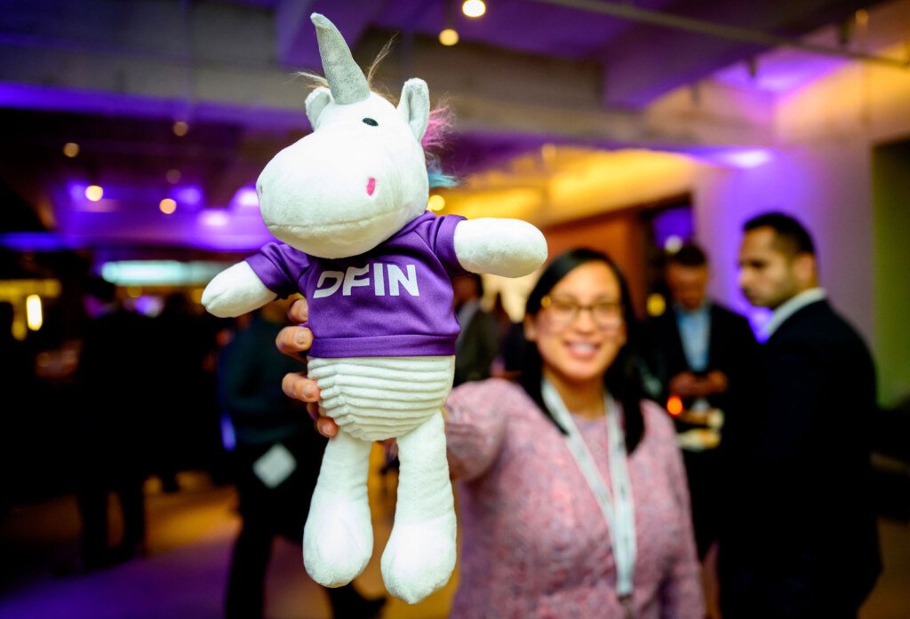 DFIN Activate event at Convene in New York City, corporate event photography by Josh Edelson