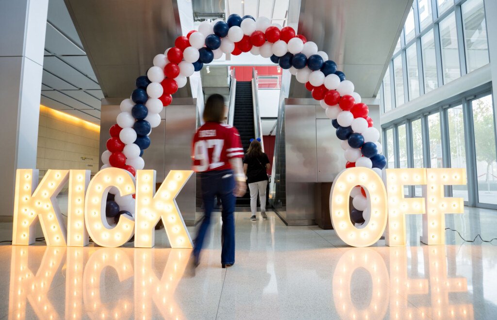The Irvine Company event at Levi's Stadium in Santa Clara, corporate event photography by Josh Edelson