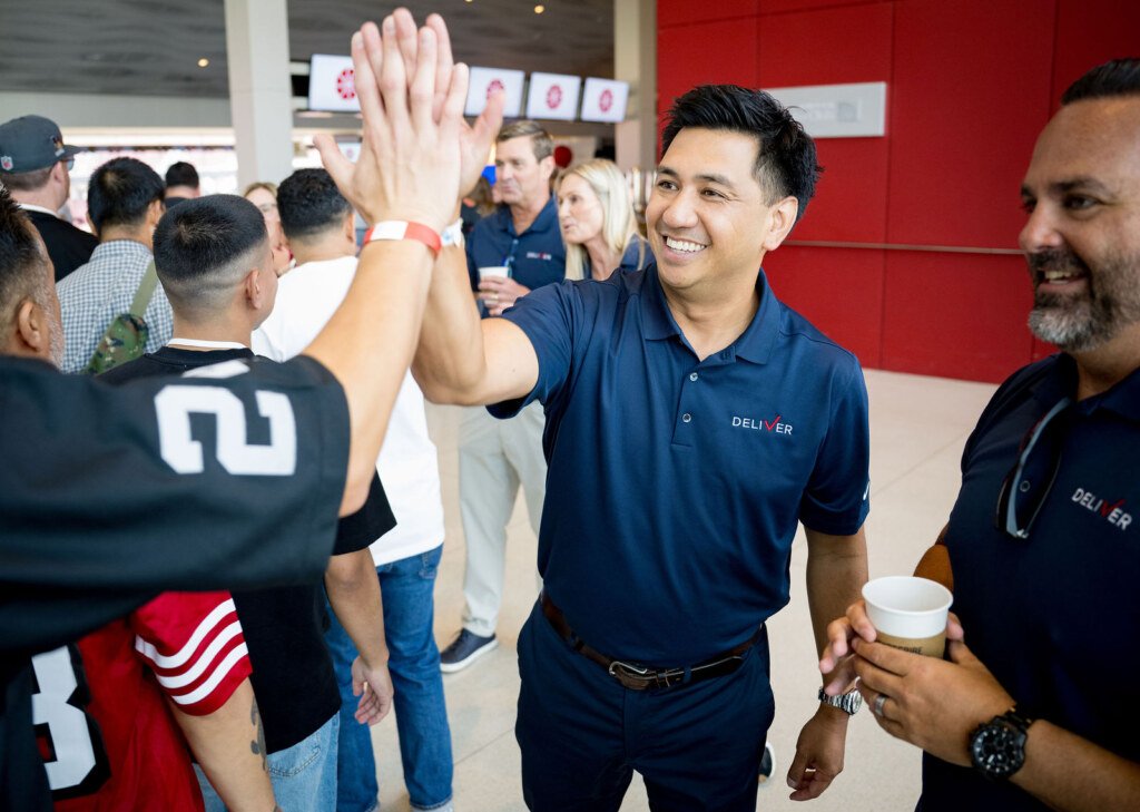 The Irvine Company event at Levi's Stadium in Santa Clara, corporate event photography by Josh Edelson