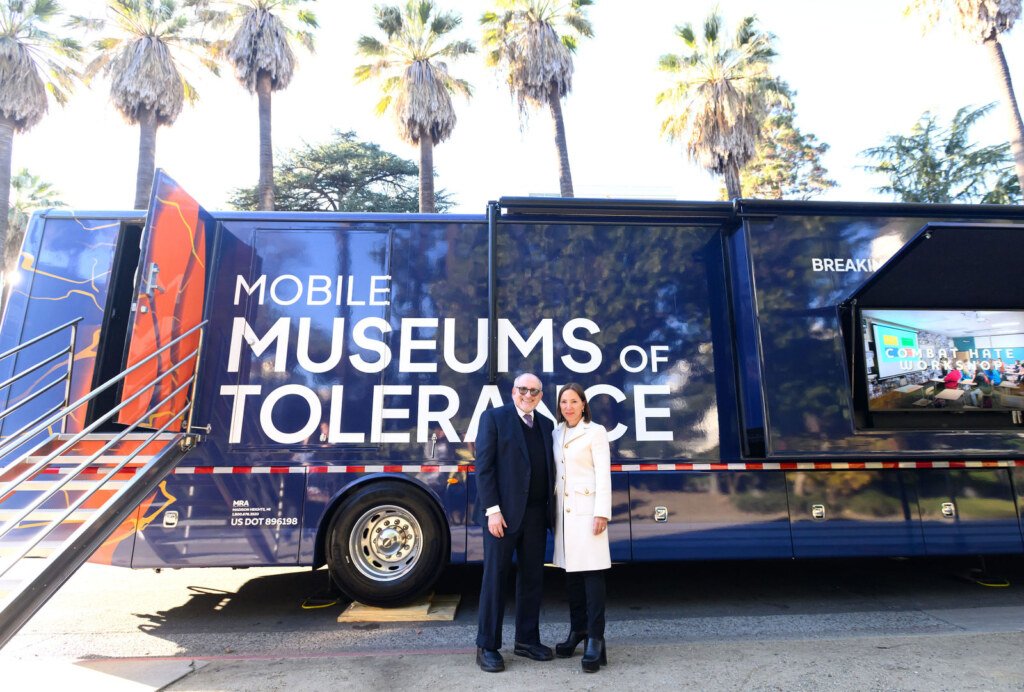 Simon Wiesenthal Center Mobile Museum of Tolerance at the California State Capitol in Sacramento, event photography by Josh Edelson