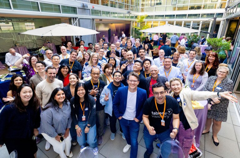 Tableau DataFam event for Salesforce in Seattle, corporate event photography directed by Josh Edelson