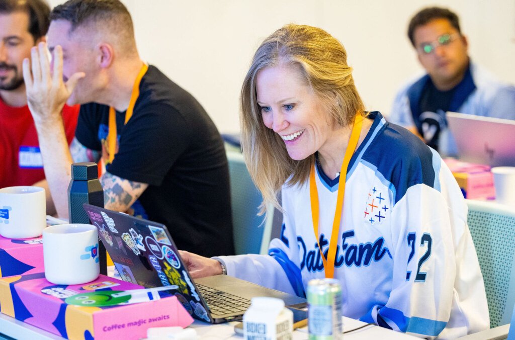 Tableau DataFam event for Salesforce in Seattle, corporate event photography directed by Josh Edelson